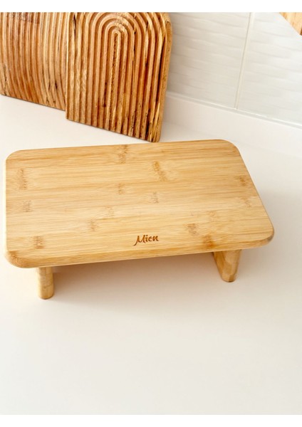 Çok Amaçlı Bambu Ayaklı Organizer-Kesme Veya Sunum Tahtası-Yükseltici fiyatları