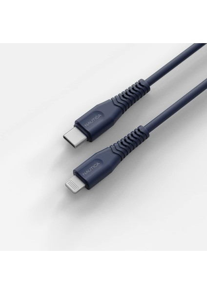 USB C - Lightning Kablosu, Tip C - Yıldırım Kablosu, USB C Şarj Cihazı, Mfi Onaylı, Hızlı Şarj Cihazı, iPhone 13/12 Pro Max/11/x/xs/xr, Ipad, Airpod, 4 Ft. (Lacivert) Için Şarj Kablosu