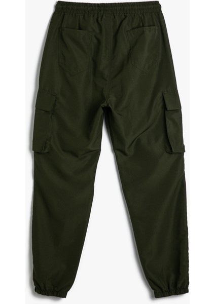 Kargo Cepli Pantolon Jogger Beli Bağcıklı Etiket Detaylı fiyatları