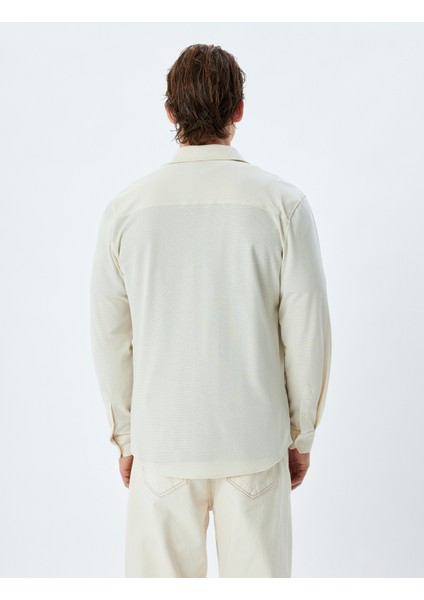 Uzun Kollu Gömlek Polo Yaka Pamuklu fırsatları