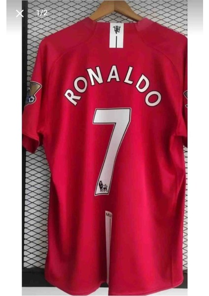 C.ronaldo M.unitedd 2008 Moskow Finali Forması Kırmızı