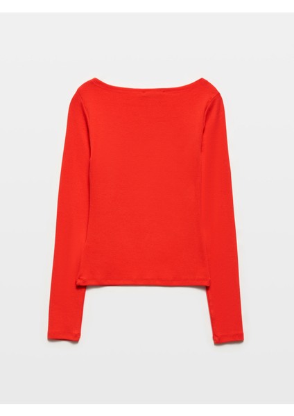 31332 Kayık Yaka Uzun Kollu Top-Siyah fiyatları