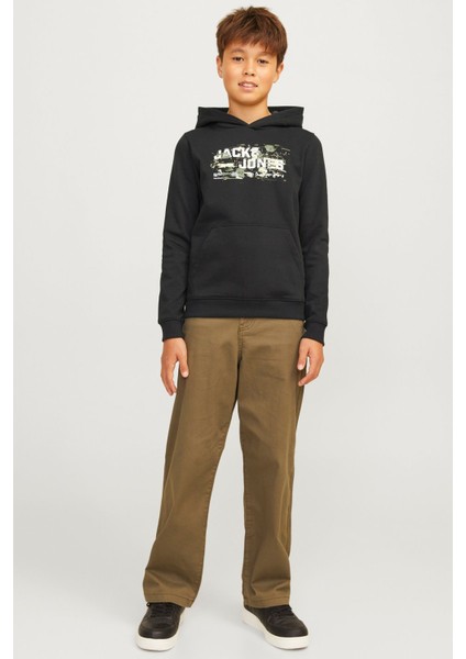 Çocuk Outdoor Logo Sweat Hood Sweat
