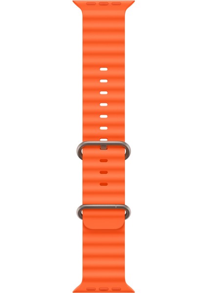 Watch Serisi Uyumlu Silikon Esnek Temizlenebilir Dalga Tasarım Delikli Model Akıllı Saat Kordon modelleri