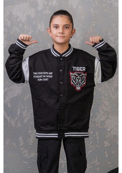 Dmb Tiger Kolej Ceket - Siyah