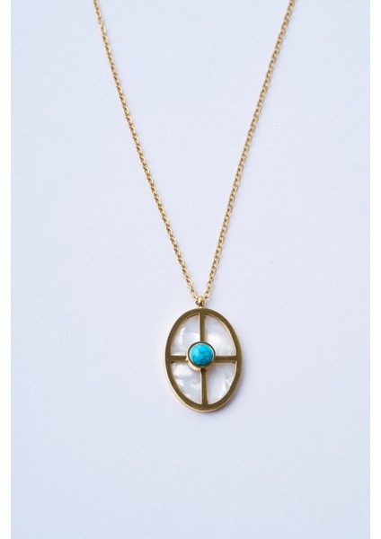 Turquoise Vigor Çelik Kolye