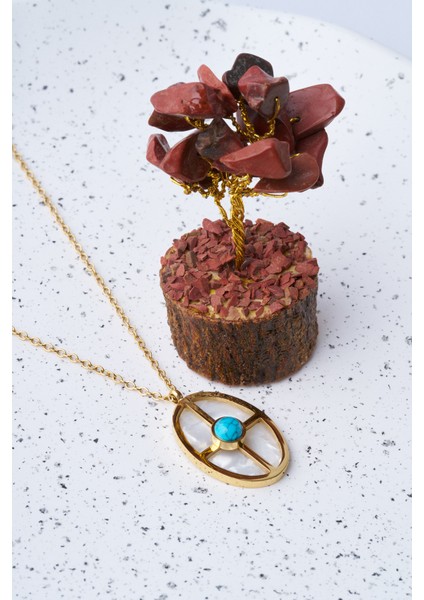 Turquoise Vigor Çelik Kolye