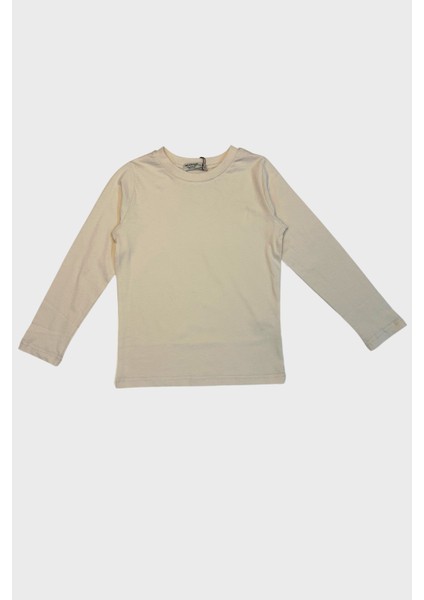 Uzun Kollu Erkek Tişört - Taş Rengi