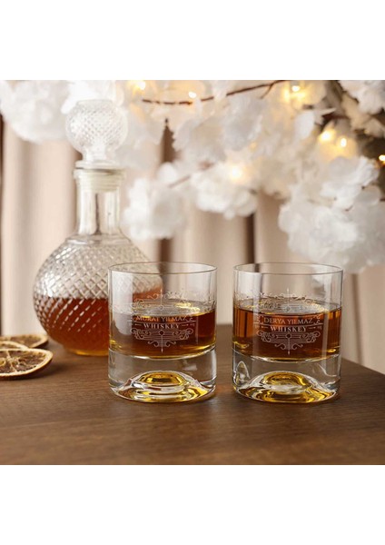 Ahşap Kutulu Vintage Tasarımlı Isim & Mesaj Yazılı Viski Kadehi Seti fiyatları