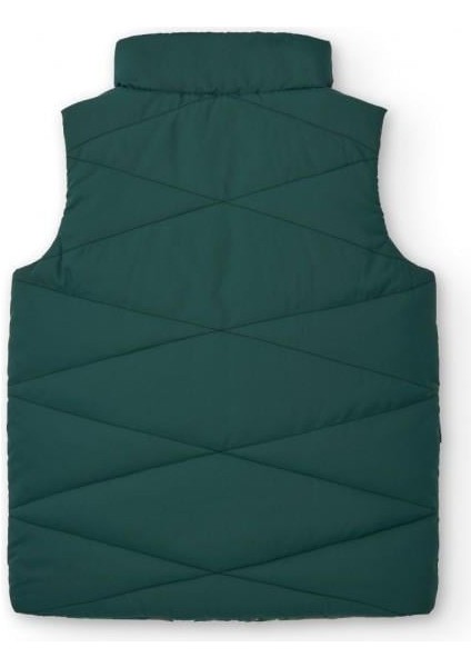 Fermuarlı Çift Taraflı Erkek Yelek - Yeşil fiyatları