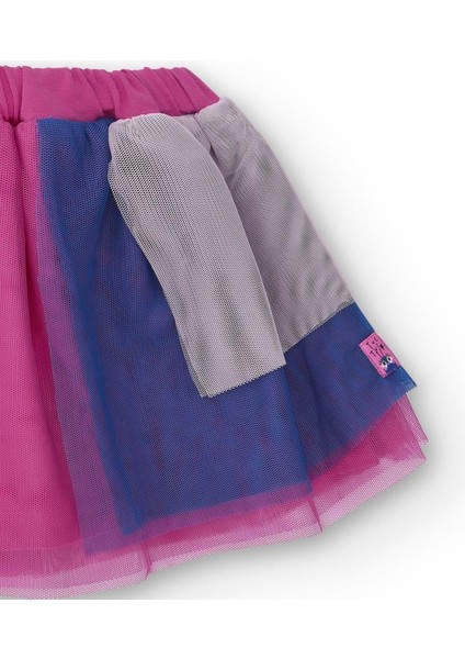 Tüllü Kız Etek - Pembe