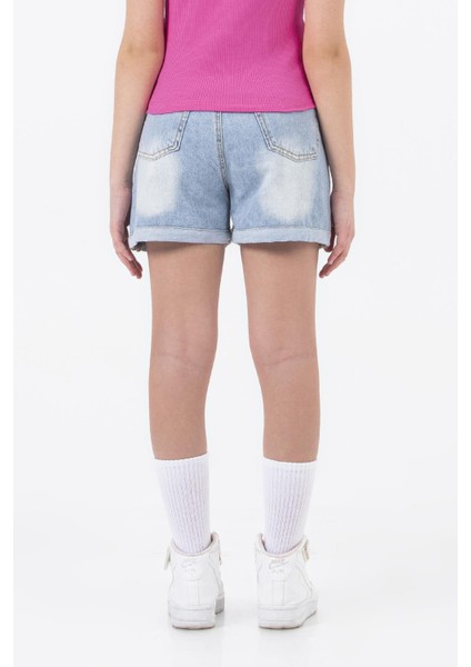 Dmb Kız Kot Şort - Mavi modelleri