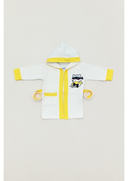 Nakışlı Erkek Çocuk Bornoz