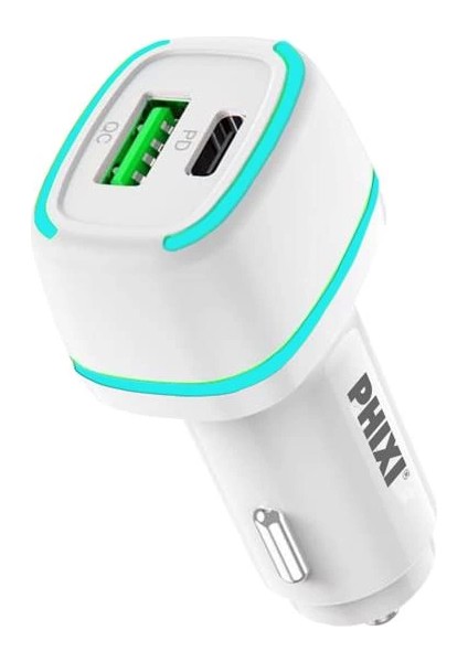 Force QCC4138 Çift Çıkışlı Pd Destekli 38W Araç Şarj Adaptörü