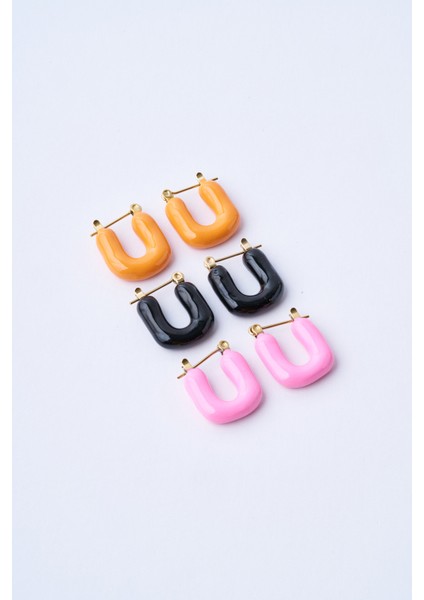 Bright Black Küpe