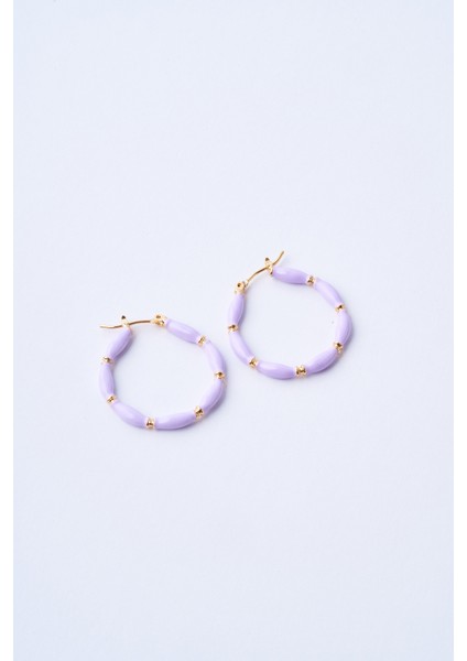 Lilac Bean Küpe