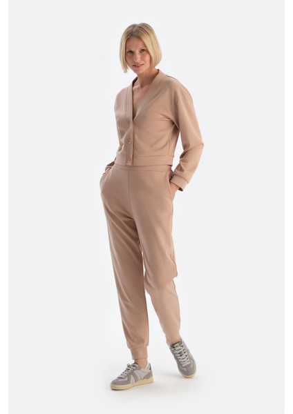 Sütlü Kahve Jogger Paça Modal Pantolon