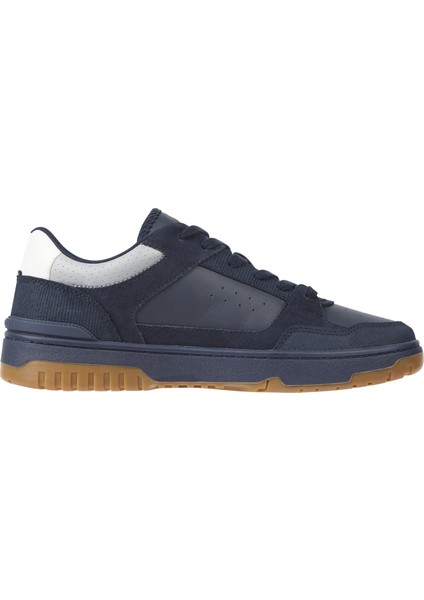 Tommy Hilfiger Lacivert Erkek Sneaker Th Basket Street Lth