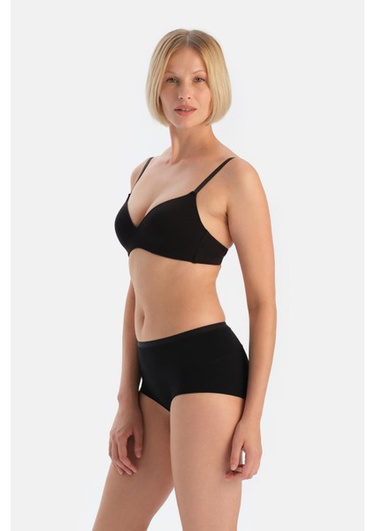 Siyah 5141KC Dikişsiz Korse Etkili Külot modelleri