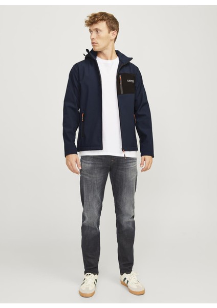 Lacivert Erkek Mont Jjtaylor Softshell Jacket