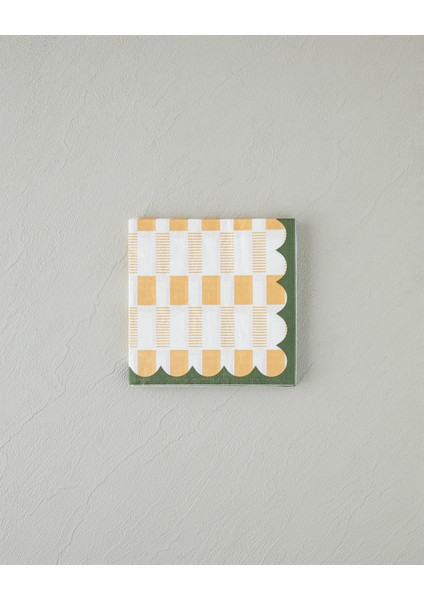 Retro Art Kağıt 20'li Kağıt Peçete Sarı