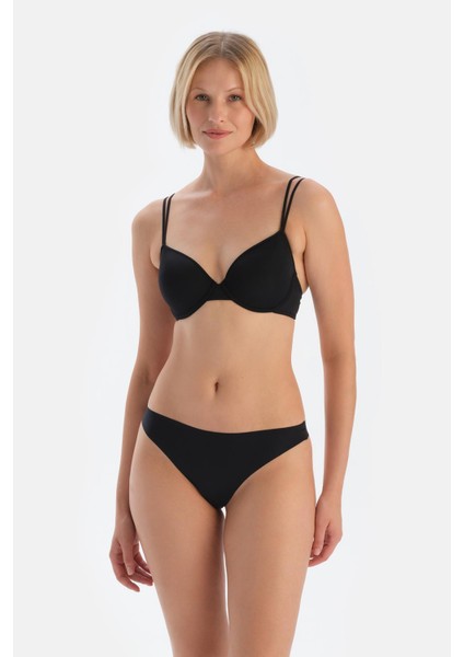 Siyah 5143KC Lazer Kesim Tanga Külot fırsatları