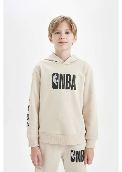Erkek Çocuk NBA Current Teams Bisiklet Yaka Sweatshirt D3145A824AU fırsatları