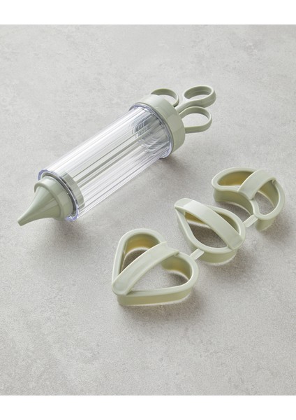 Colessa Plastik 6 Parça Mutfak Gereci 16,5X23,5 cm Yeşil