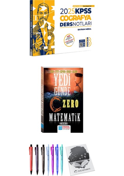 Yedi Günde Zero Matematik - 2025 Kpss Coğrafya Ders Notları