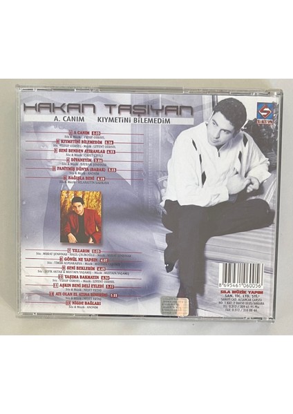 Sıla Kaset Hakan Taşıyan A.canım Kıymetini Bilemedim CD (Orjnal Dönem Baskı Cd)