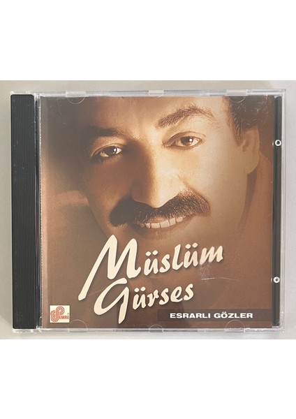 Müslüm Gürses Esrarlı Gözler CD (Orjnal Dönem Baskı Cd)