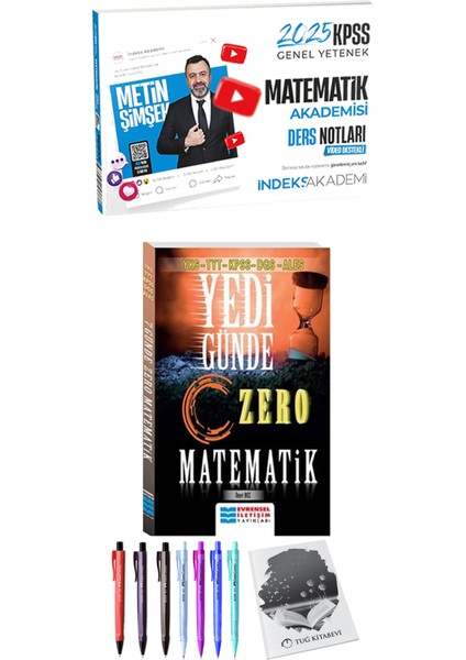 Yedi Günde Zero Matematik - 2025 Kpss Matematik Akademisi Video Ders Notları
