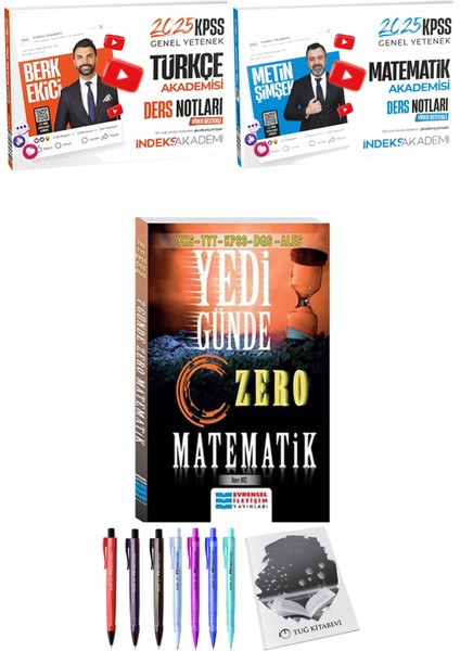 Yedi Günde Zero Matematik - 2025 Kpss Türkçe Matematik Akademisi Video Ders Notları
