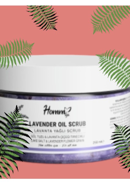 Homm Lıfe Lavanta Yağlı Bitki Tanecikli Scrub 250 Ml