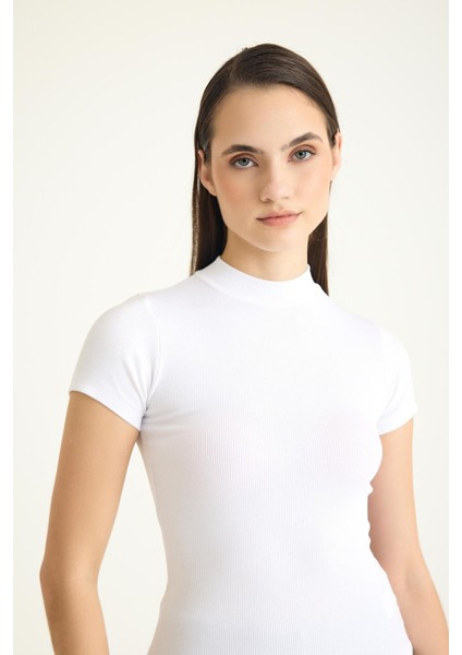 2 Adet Dik Yaka Kısa Kollu Kaşkorse Tişört modelleri