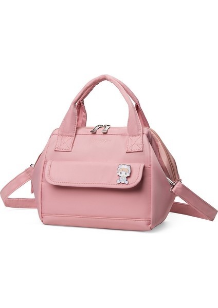 Çok Bölmeli Büyük Kapasiteli Bebek Bakım Çantası - Pembe (Yurt Dışından)