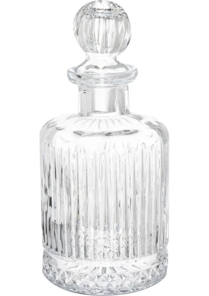 El Yapımı Elysia Cam Kapaklı Karaf Sürahi - 1250 ml