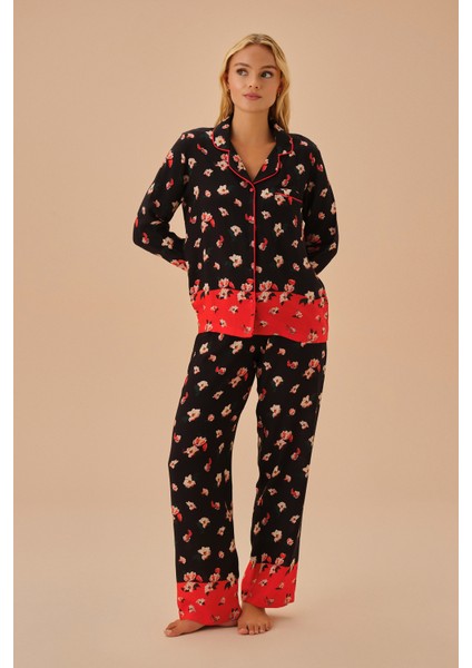 Fiesta Gömlek Yaka Pijama Takımı fiyatları