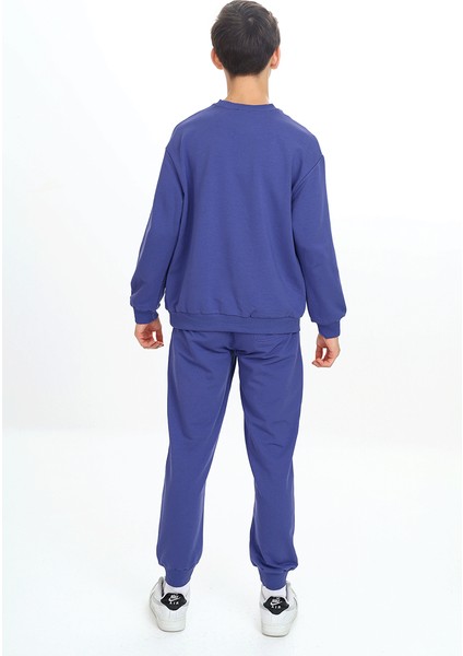 Erkek Çocuk Iki Ip Bisiklet Yaka Nakışlı Eşofman Takımı indirimleri