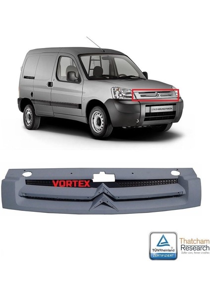 Cıtroen - Ön Panjur Astarlı Berlingo 2003- - 9644758077 / 7804N2 / 7804.N2