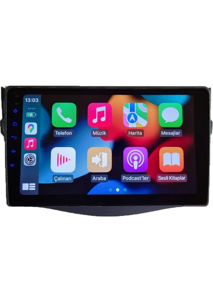 Toyota Rav4 Android Kablosuz Carplay Navigasyon Multimedya 9 Inch Ekran 2 Gb Ram 32 Gb Rom