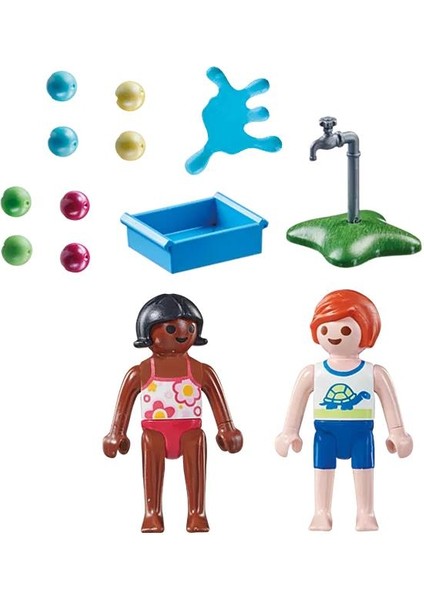 Playmobil 71166 Children With Water Balloons 71166