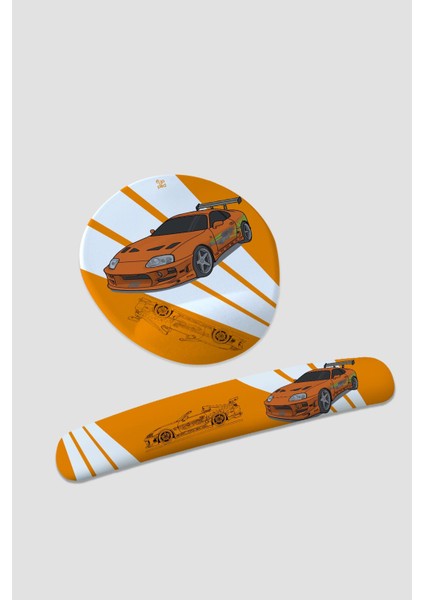 Walker Ff Orange Bilek Destekli Mousepad ve Klavyepad