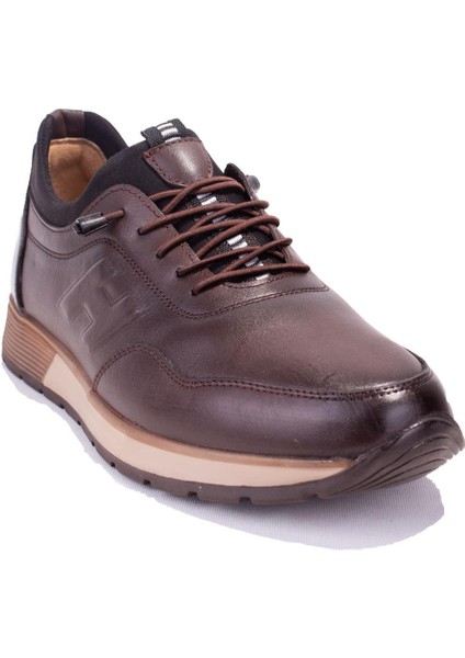 DMA08-1041CN Kahve Ortopedik Günlük Erkek Deri Ayakkabı