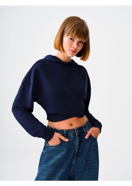 Crop Kadın Sweatshirt