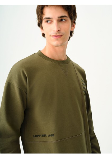 Oversize Erkek Sweatshirt