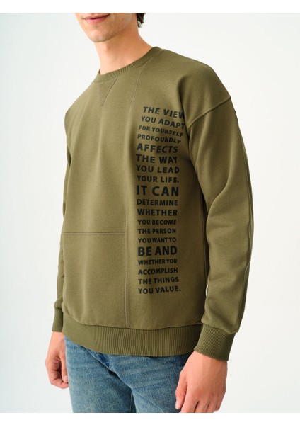 Oversize Erkek Sweatshirt