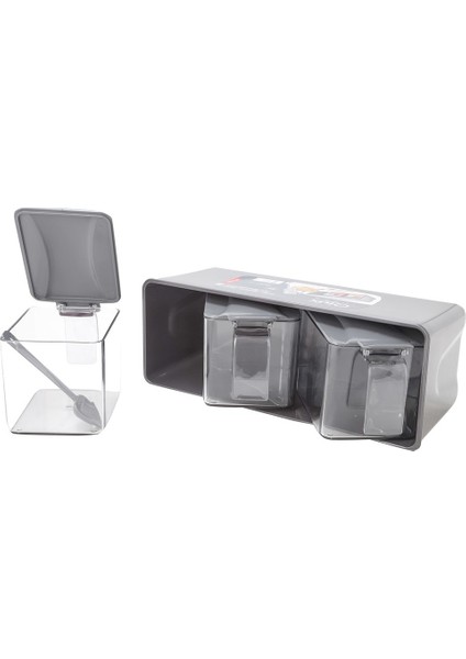 3 Lü Baharatlık Set Duvar Askılı ROYALEKS-L677