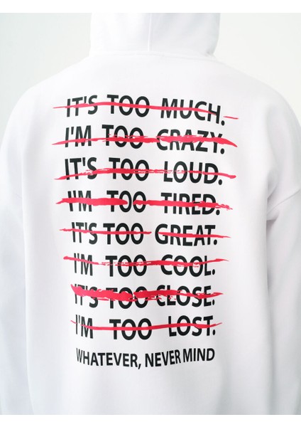 Oversize Fit Erkek Sweatshirt