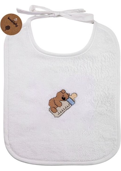 Nakışlı 3 Adet Desenli Bebek Aktivite Mama Önlüğü BNL-0019